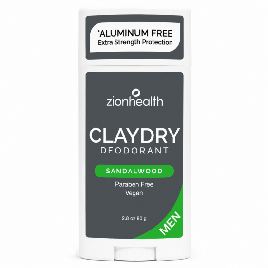 CLAYDRY™ BOLD Sandalwood Aluminum-Free Natural Deodorant